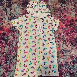 Candy Pink Rainbow Hoodie